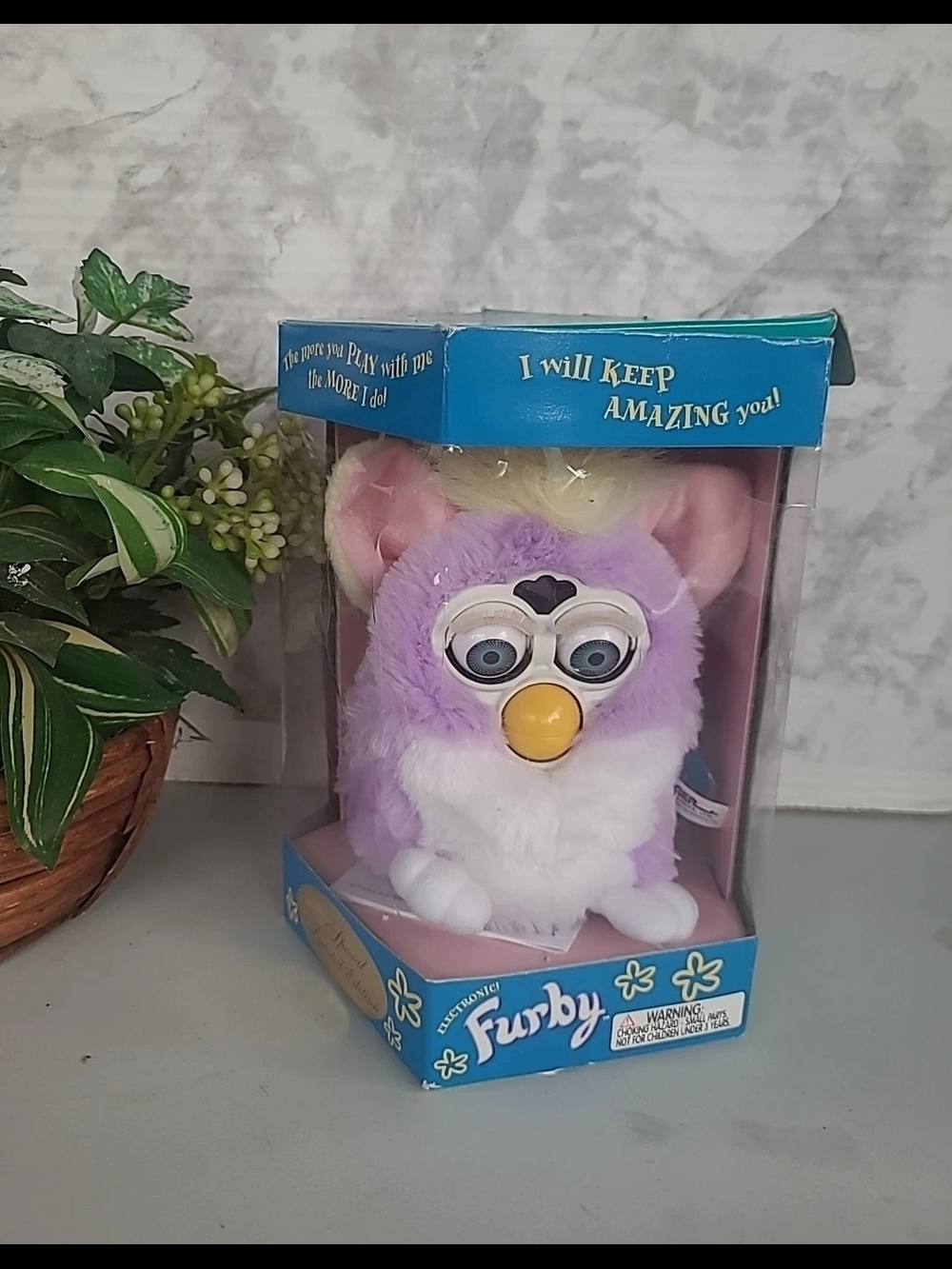 Vintage Tiger 1998 Furby Special Limited Edition purple